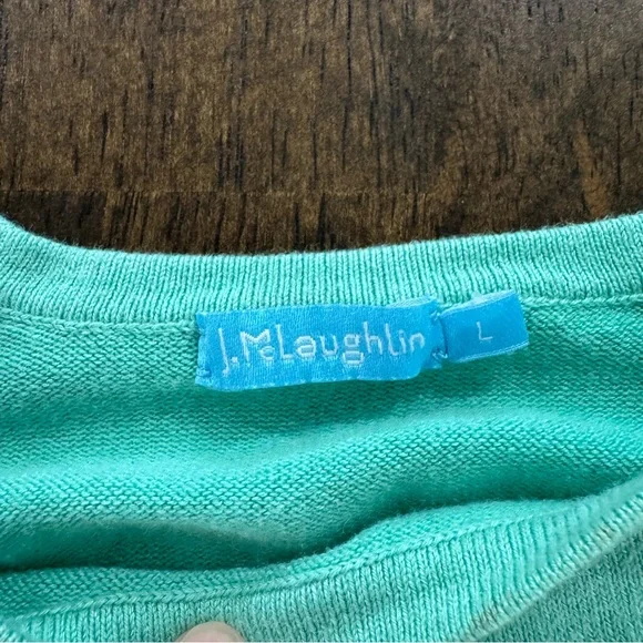 J McLaughlin‎ Turquoise Top - Picture 4 of 9